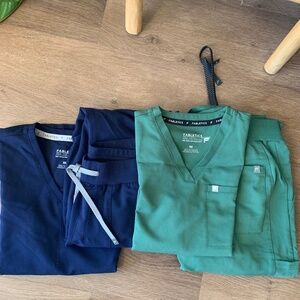 2 pairs of fabletic scrubs - Women's XS